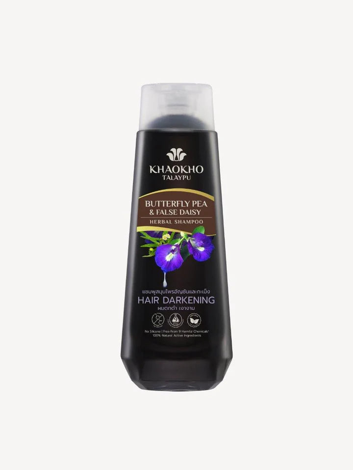 Khaokho Talaypu Butterfly Pea & False Daisy Herbal Shampoo – 330 ml